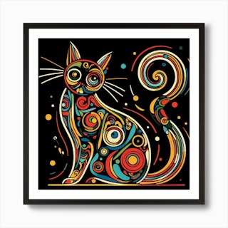 Love Cat - KawaiiStuff - Drawings & Illustration, Animals, Birds, & Fish,  Cats & Kittens, Non-Pedigreed Cats, Solid & White Colored Cat - ArtPal