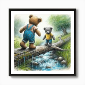 Teddy Bears 21 Art Print