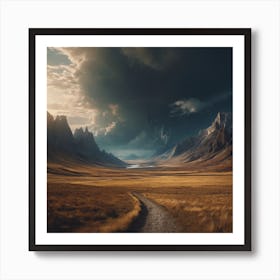 Cloudy Day Art Print