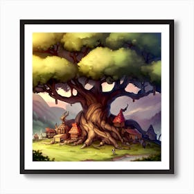 Old Oak Sanctuary Art Print