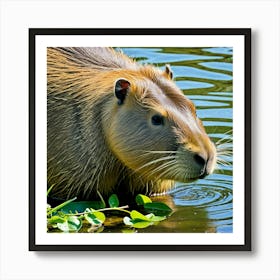 Capybara 8 Art Print