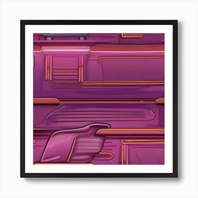 Purple Room Art Print