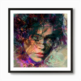 Portrait Of A Woman 5 Art Print