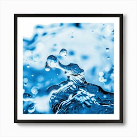 Water Splash 4 Art Print