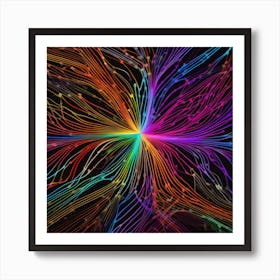 Abstract Nebula 1 Art Print