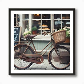 Old Vintage Bicycle 6 Art Print