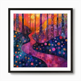 Path Through The Forest Art Print