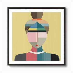 Woman'S Head 1 Art Print