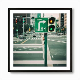 Traffic Light - Traffic Light Stock Videos & Royalty-Free Footage Art Print