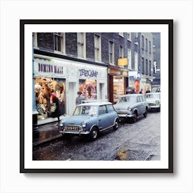 Carnaby Street, London. December 1965 Art Print