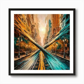 Crossroads Art Print