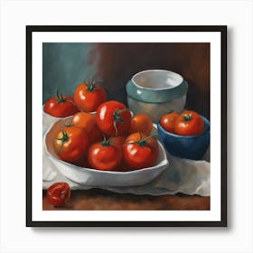 Tomatoes In Bowls Affiche