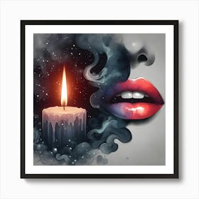 Sexy Lips Art Print