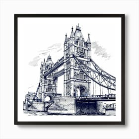 Tower Bridge London 1 Art Print