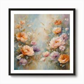 Blooming Flowers Art Print