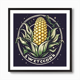 Sweetcorn As A Logo Mysterious (7) Art Print