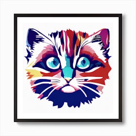 Cat Portrait Art Print