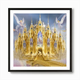 Angels In The Sky 6 Art Print