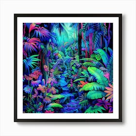 Jungle 3 Art Print