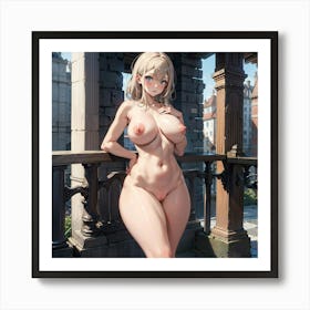 Sexy Anime Girl 113 Art Print