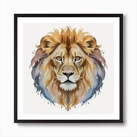 Lion Head 1 Art Print