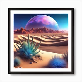 Desert Landscape 17 Art Print