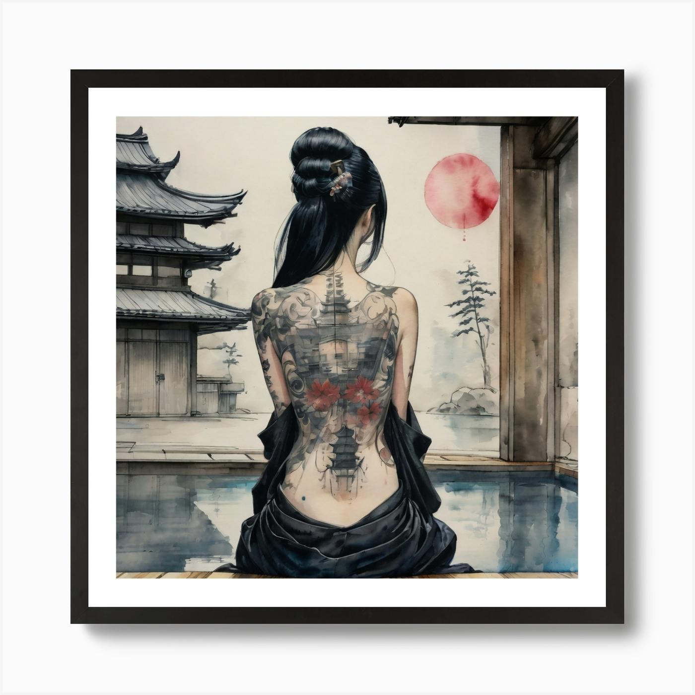 109 Best Geisha Tattoos [2024 Inspiration Guide] | Cherry blossom tattoo,  Blossom tattoo, Geisha tattoo design