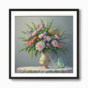 Flowers In A Vase Art Print