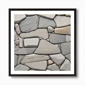 Stone Wall 70 Art Print