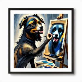 Dog Painting Art Print