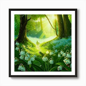 Lily Of The Valley 10 Art Print