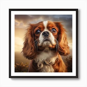 Portrait Of A Dog 3 Art Print