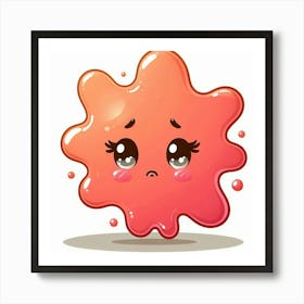 Cute Blob Art Print