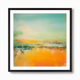 The Beach - Abstract Painting 2 Art Print