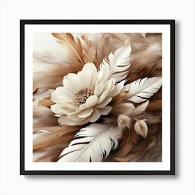 Boho Whispers of Elegance 48 Art Print