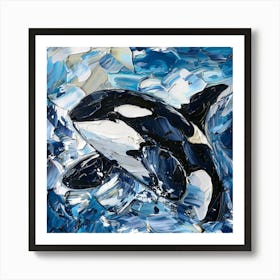 Orca Whale 2 Art Print