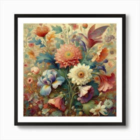 Flowers In A Vase 15 Art Print