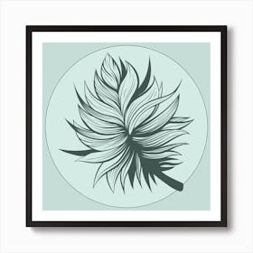 Palm Leaf Art Print