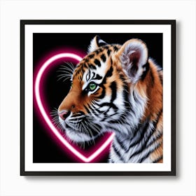 Tiger Cub 6 Art Print