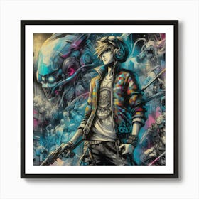 Cyberpunk 3 Art Print