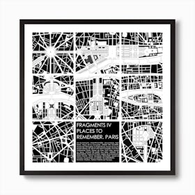 Paris Fragments Art Print