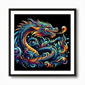 Dragon Painting Art Print