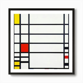 Piet Mondrian S Trafalgar Square (1939–1943) Art Print