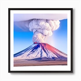 Chilean Volcano Eruption Art Print