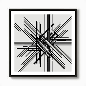 Abstract Lines Art Print