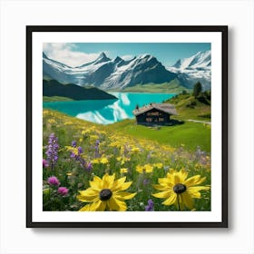 Switzerland Alps Art Print