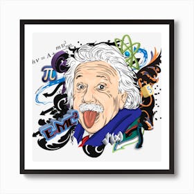 Albert Einstein Physicist Art Print