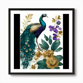 Peacock 10 Art Print