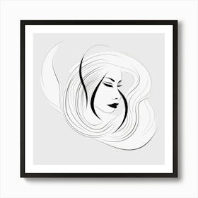 Portrait Of A Woman 2 Art Print