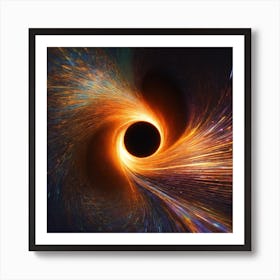 Black Hole - Black Hole Stock Videos & Royalty-Free Footage Art Print